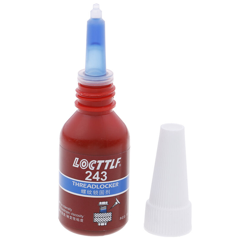 Pegamento adhesivo anaeróbico 243/273, 10ml, resistencia al aceite, agente de bloqueo de rosca de pegamento de tornillo de curado rápido, nuevo