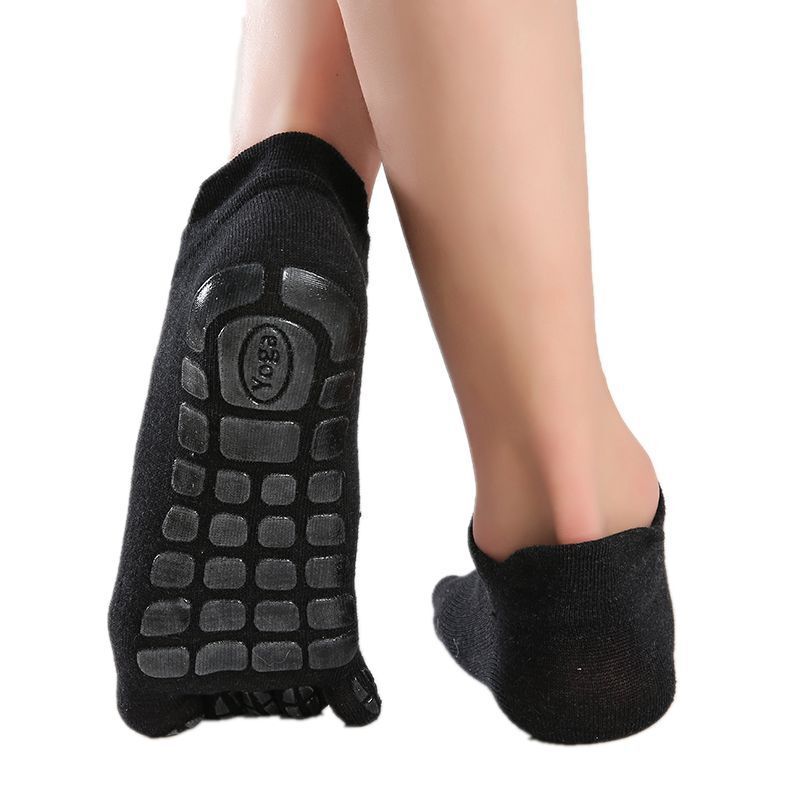 2021 Trendy Cotton Yoga Socks 5 Finger Socks Non-Slip Indoor Floor Socks Fitness Sports  Pilates Dance Calcetines Deportivos