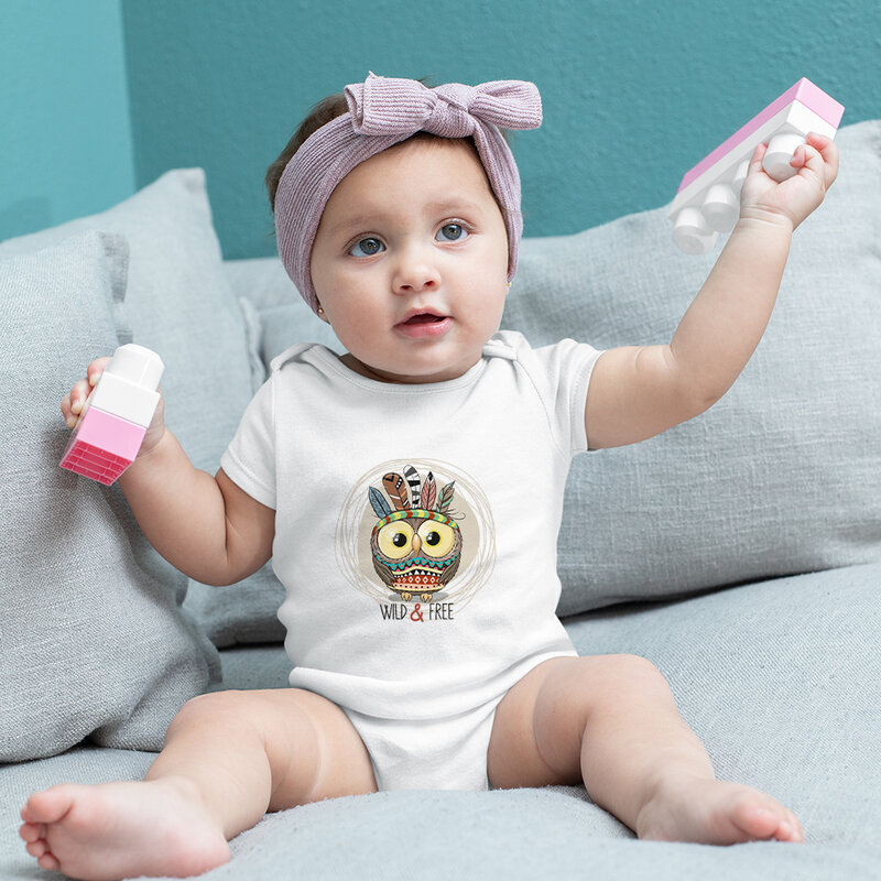 Home Casual neonato pigiama carino Ropa estetico gufo stampato vestiti per bambina spagna Trend Ropa riceven Nacido body per bambini
