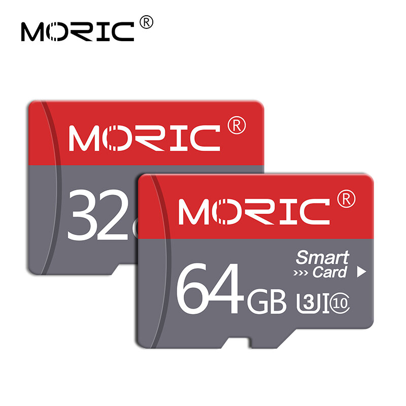 بطاقة ذاكرة فلاش Micro SD عالية السرعة للهواتف الذكية ، محول مجاني ، فئة 10 ، 64 جيجابايت ، 32 جيجابايت ، 16 جيجابايت ، 8 جيجابايت TF