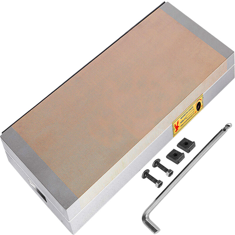 Vevor 10 × 20インチのポール磁気チャックN45磁石材料処理ネオジム表面またはツール研削盤/edm