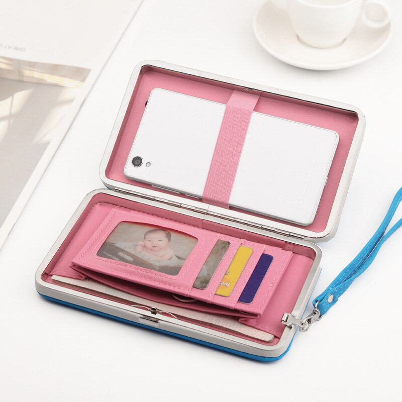 JIFANPAUL 2020 جديد محفظة للسيدات طويلة مقلمة حقيبة صغيرة طالب محفظة نسائية للعملات المعدنية علب الاغذية حقيبة الهاتف المحمول الإبداعية
