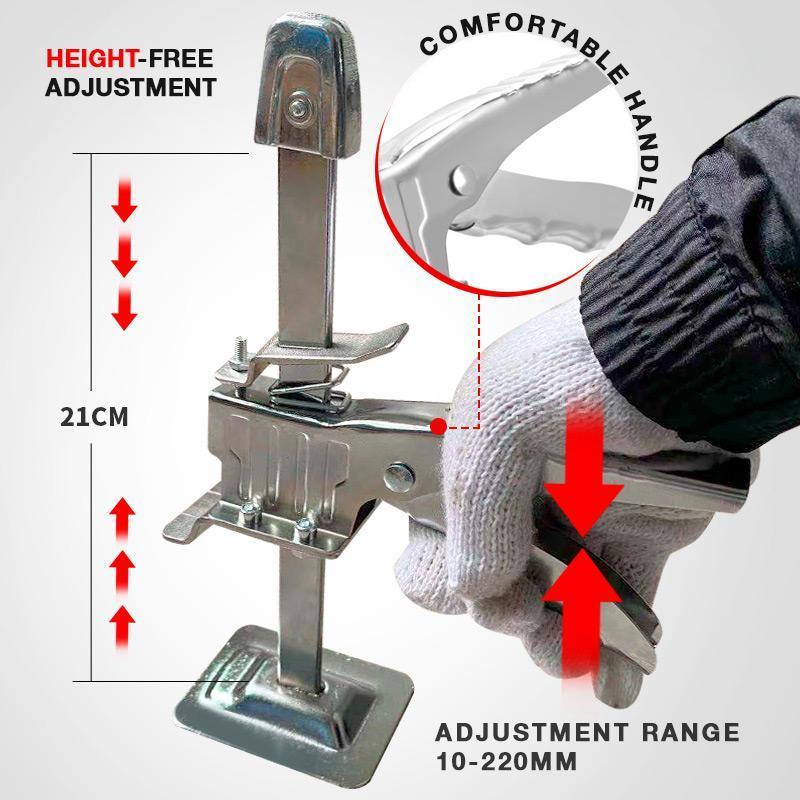 Labor-saving Arm Door Repair Anti Slip Hand Tool Height Precision Locator Wall Leveling Lifting Tool Dropshipping
