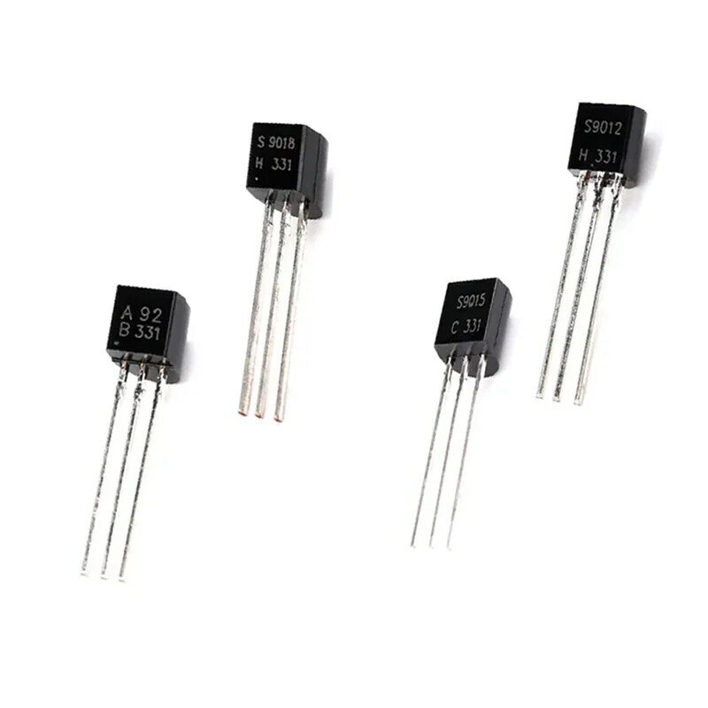 100 unids/lote S9012 S9015 S9018 A92 a 92 TO92 triodo Transistor nuevo Original de buena calidad Chipset