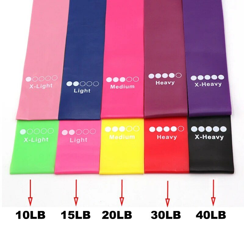 Yoga strap Portable Fitness Workout Equipment Crossfit Resistance Bands Training Gum Exercise Gym Strength Women Sports Ring