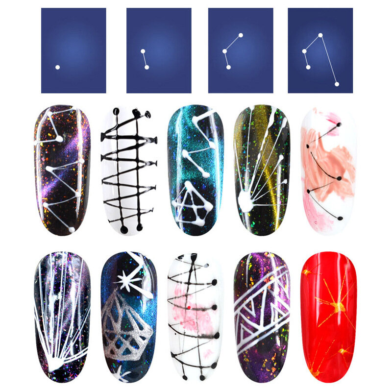 Esmalte de uñas en Gel para decoración de uñas, laca en Gel de araña en 14 colores, TSLM1