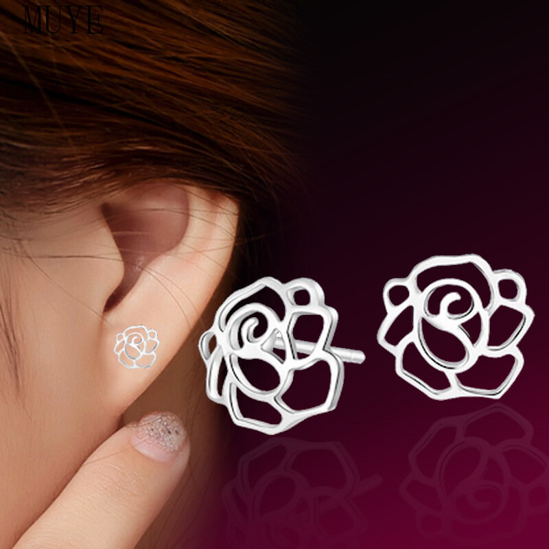 MUYE – boucles d'oreilles en argent Sterling 925 pour femmes, bijoux fins, cadeau de fête, vente en gros