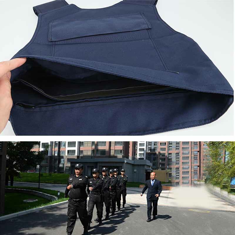 UnisexปรับBreathableกันกระแทกความปลอดภัยเสื้อแผ่นยุทธวิธีAnti-ตัดเสื้อผ้าOutdoor Self-Defenseอุปกรณ์