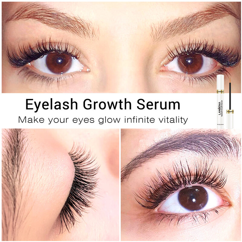 Fast 7 Day Eyelash Growth Serum Eyelash Enhancer Longer Fuller Thicker Lashes Eyelashes Eyebrows Enhancer Eyelash Care Product