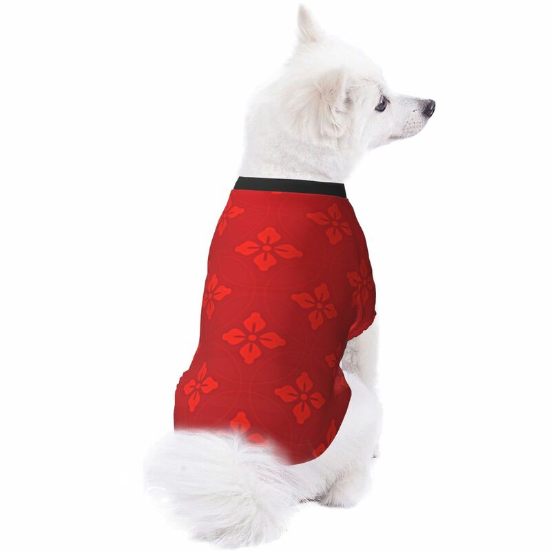 Pull rouge pour petit animal de compagnie, joli manteau pour chiot, vêtement pour chien