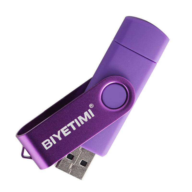 Biyetimi – clé usb 3.0 type-c, support à mémoire de 64gb 128gb 256GB, lecteur flash, capacité réelle, pour téléphone et PC