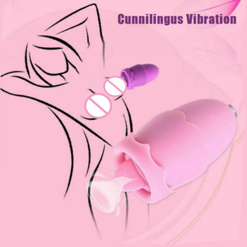 11 Mode Vibrator Lidah Produk Dewasa Stimulator Klitoris Oral Mainan Seks USB Erotis G-spot