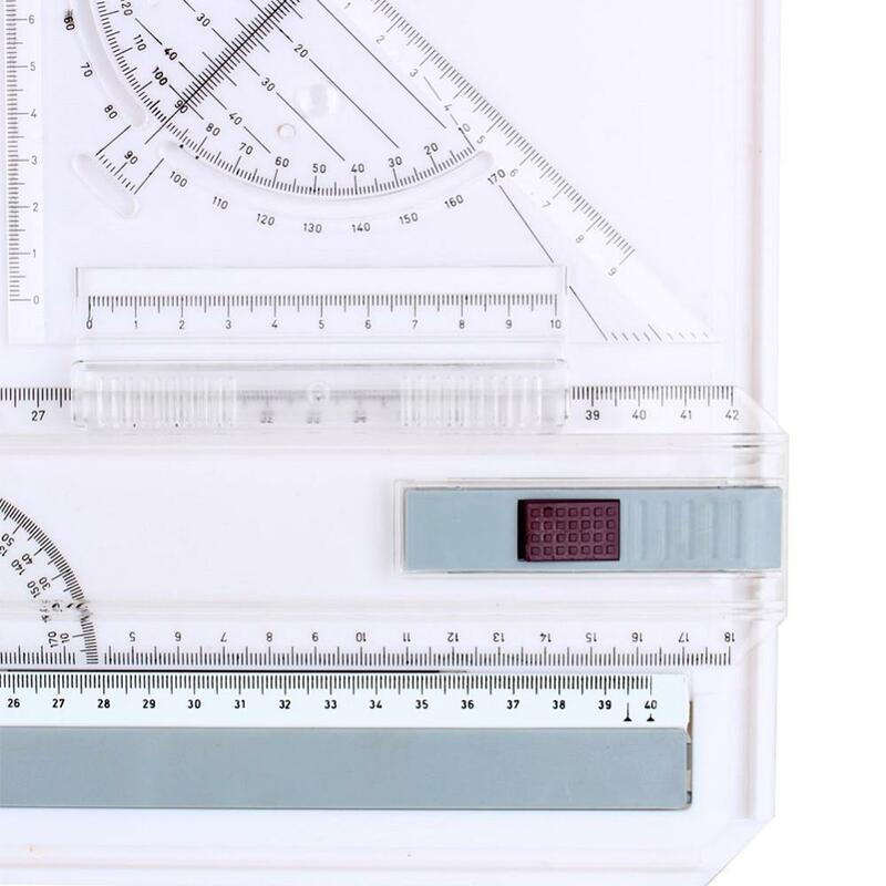 Architect A3 Opstellen Tekentafel Heerser Tafel Verstelbare Hoek Art Draw Tool Set Met 2 Parallelle Heersers En Hoek Clips