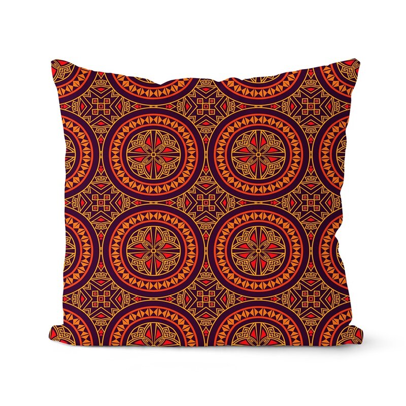 Padrão tribal lance travesseiro caso geometria étnica áfrica elementos capas de almofada para casa sofá cadeira fronhas decorativas
