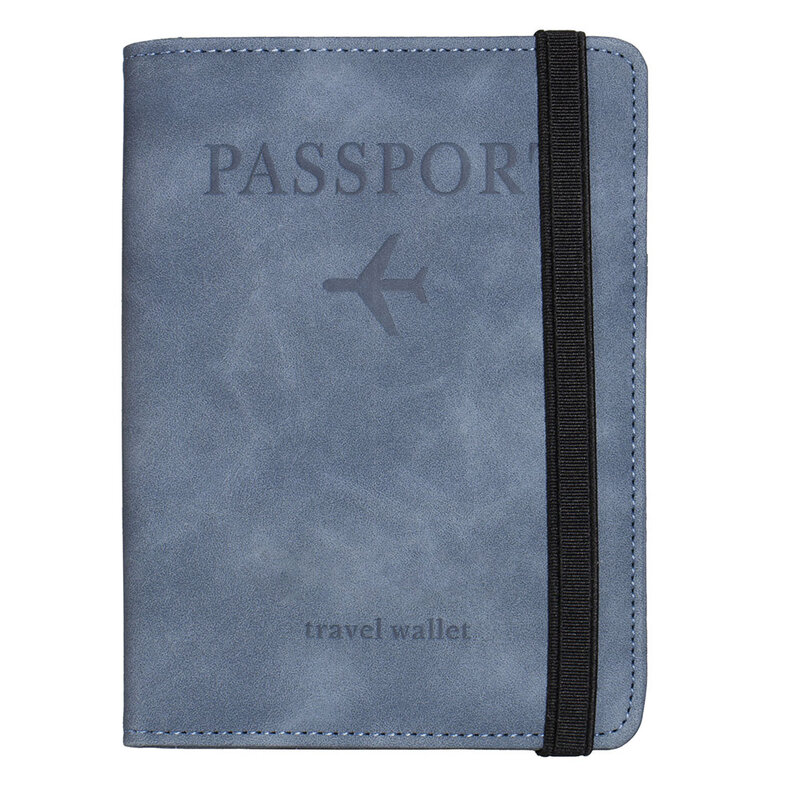 TOURSUIT PU Leather RFID Blocking Business Passport Covers Holder Bank Card ID Wallet Case Travel Accessories for Women Men