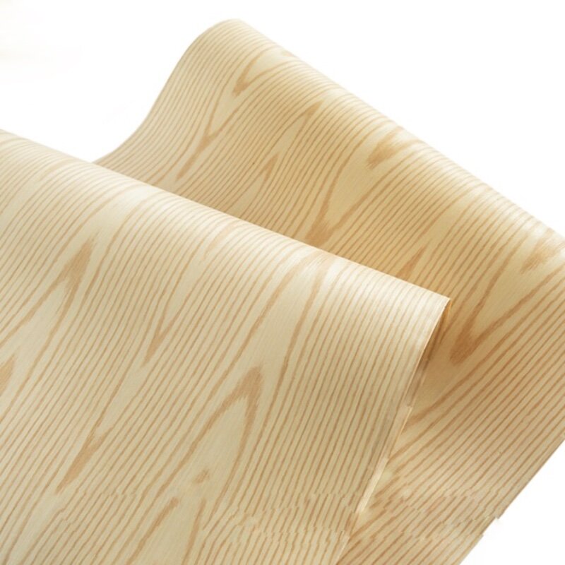 Banda para Borde de muebles, banda para envolver madera de Fresno, tecnología de 55cm de ancho, 2,5 metros, 2 unidades