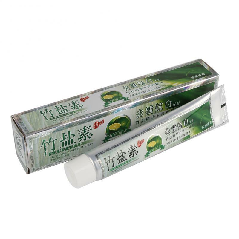 1 PC Toothpaste Bamboo Salt Essence Cream Solid Teeth Freshing Breath Whitening Anti-Allergy Gum Oral Care Health