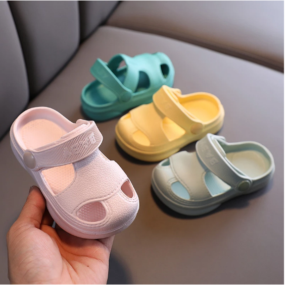Zapatos con agujeros para bebés  sandalias antideslizantes suaves pa.. 
