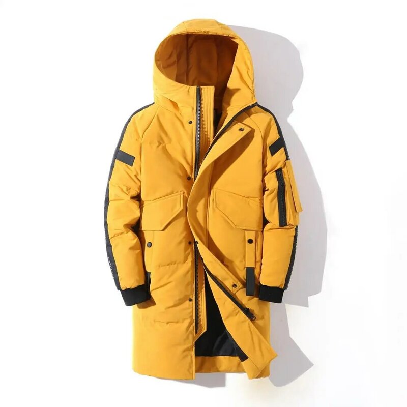 2021วัยรุ่นฤดูหนาวใหม่ผู้ชายลงเสื้อสไตล์ชายลง Coat หนา Man แบรนด์เสื้อผ้าผู้ชายเสื้อผ้า warm Parka