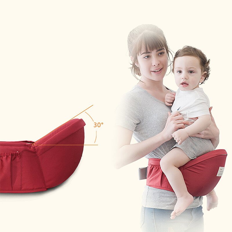 Portabebés de algodón, soporte de cintura para bebé, soporte frontal para bebé, cabestrillo, portabebés, bolsa para bebé