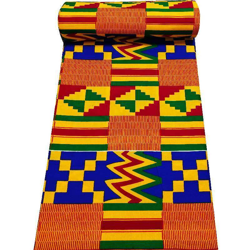 Африканская восковая ткань kente, ткани 6 ярдов, материал из хлопка Анкары, Африканские Восковые принты, хлопковая африканская восковая ткань ...