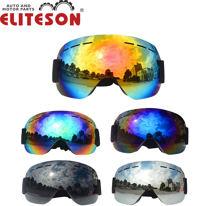 Eliteson نظارات للدراجات النارية الدراجات قبالة الطريق ATV الترابية دراجة سباق نظارات موتوكروس نظارات رياضية التزلج على الجليد UTV التروس