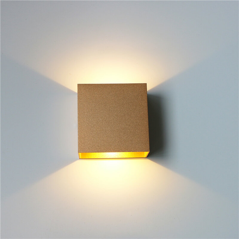 Lámpara LED de pared para interiores, candelabro de decoración moderna para el hogar, AC85-265V de aluminio para baño, pasillo y NR-180