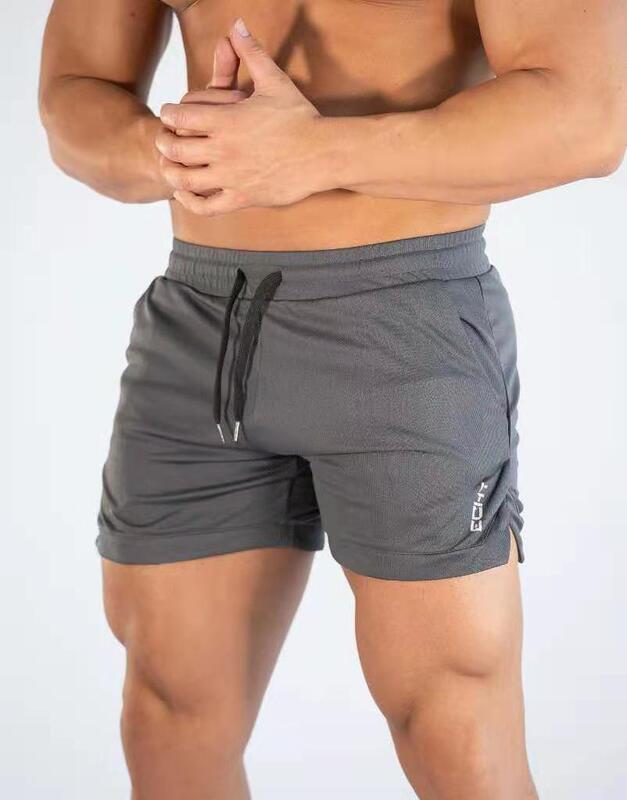 Короткие шорты для мужчин, шорты 2 в 1 с быстрым отверстием для gimnasio, фитнеса, тренировок по культуре