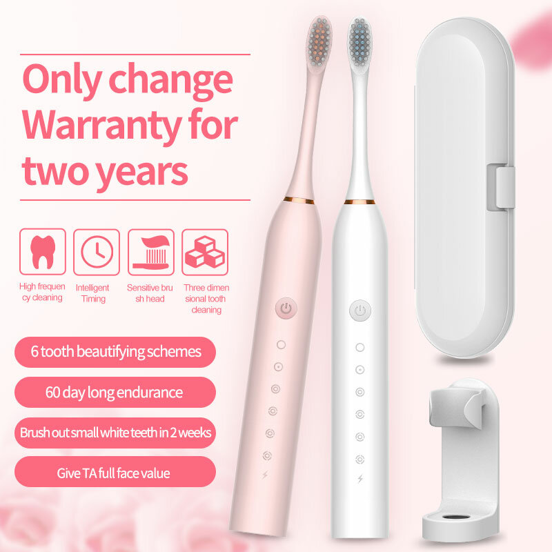Electric Toothbrush Ultrasonic Tooth Brush Adult Automatic Soft Hair Home Charging Waterproof Whitening Cepillo Electrico Diente