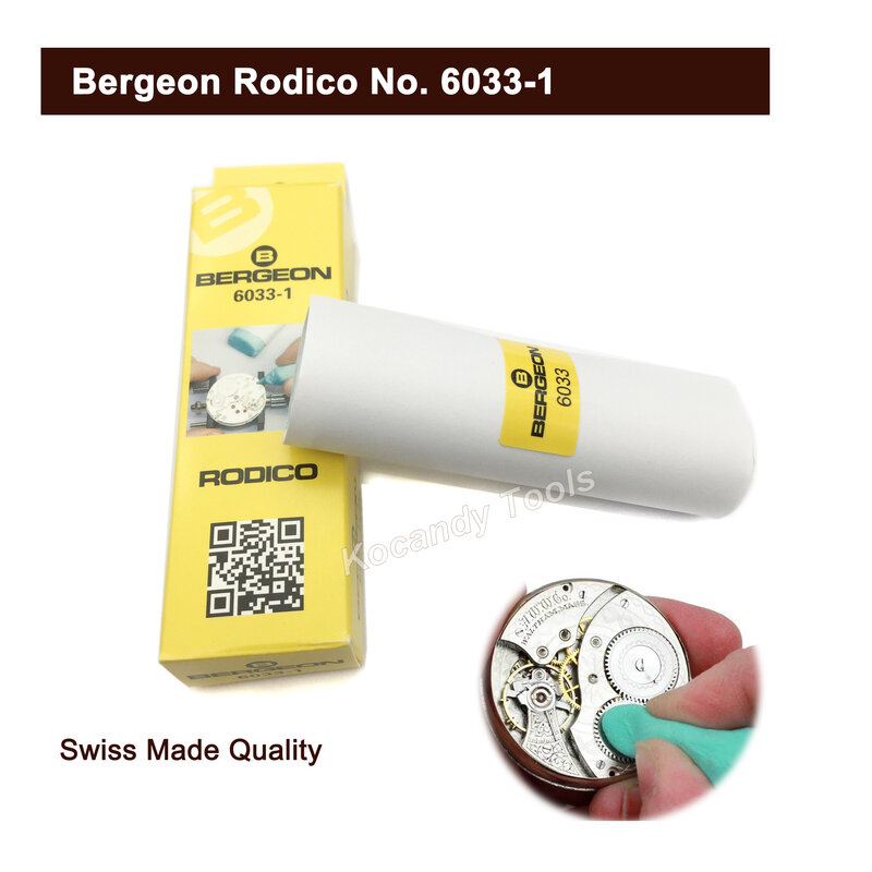 Bergon Rodico – nettoyeur à sec 6033-30, pièces de nettoyage, roues, Pivot, outil à main, élimine l'huile, outil de montre pour horloger bijoutier