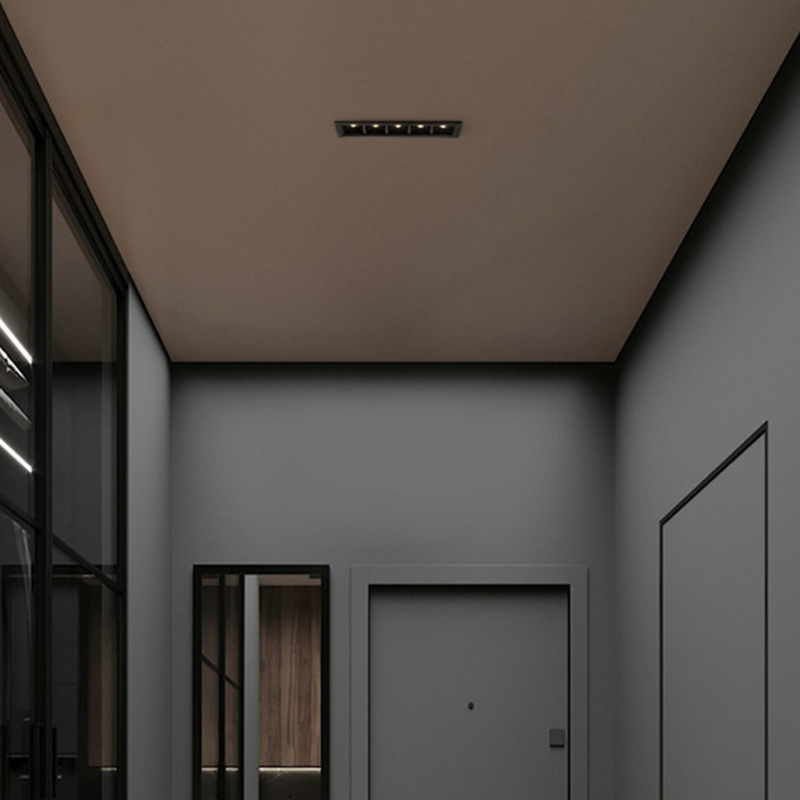 長方形の天井ランプac85〜265v 2w/4w/10w/20w/30w,屋内および商業用照明用の埋め込み式ライン