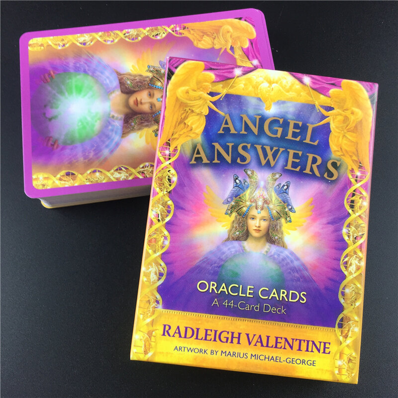 Hot Selling High-Definition Tarot Card Factory Made High-Quality Full English Comics Angel Answer Party Divination Gam