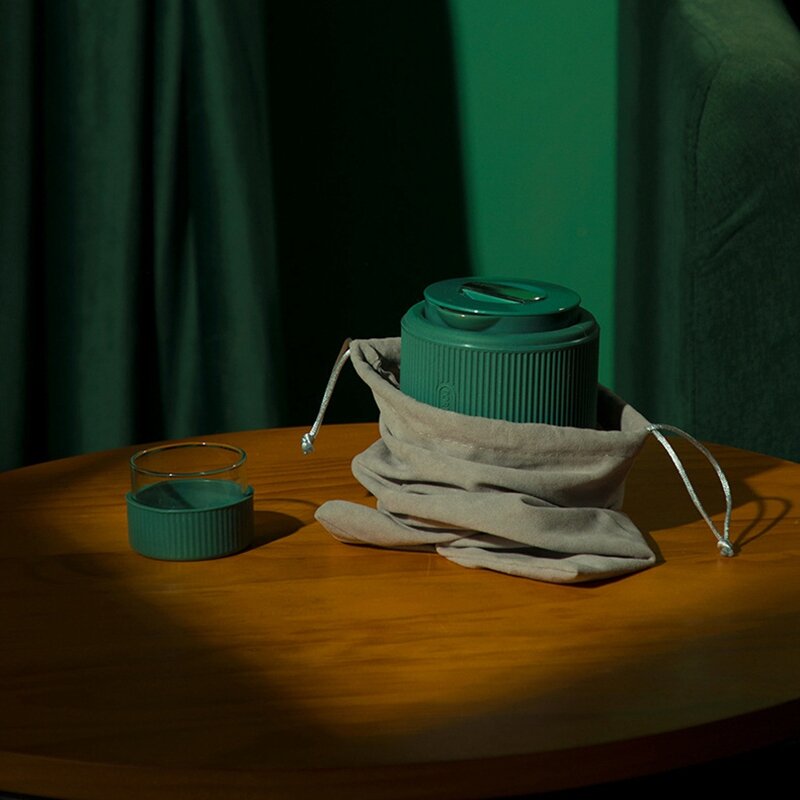 Składany czajnik przenośny podróż mały Mini czajnik elektryczny akademik Student izolacja wrzący kubek