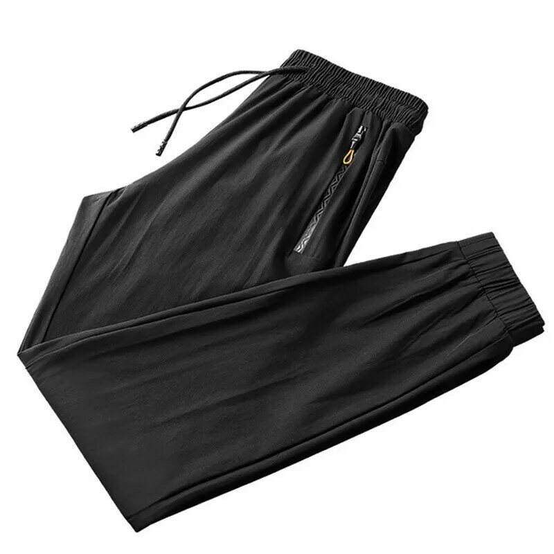 Спортивные быстросохнущие мужские/женские брюки из ледяного шелка, облегающие штаны, дышащие штаны для бега, 2021