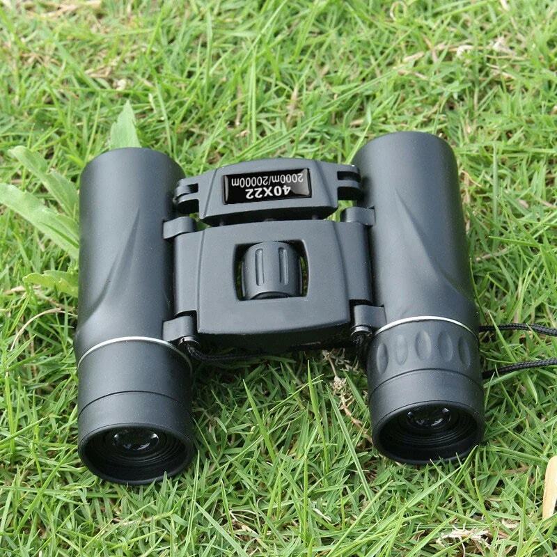 Ty new2022 40x22 hd binóculos poderosos 2000m de longo alcance dobrável mini telescópio bak4 fmc óptica para a caça esportes ao ar livre