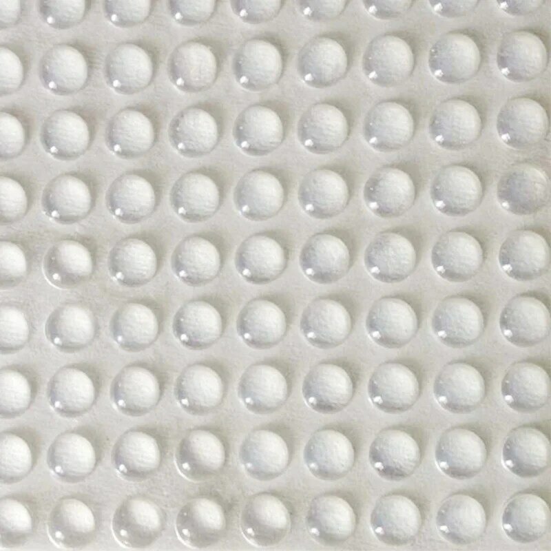 Amortecedores de borracha redondos autoadesivos do silicone dos pces 100 anti absorvedor de choque transparente macio dos pés almofadas amortecedor