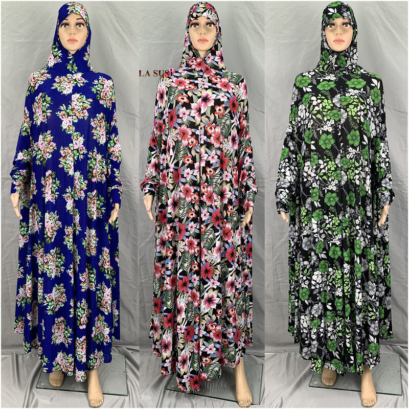 Abaya – robe longue à capuche pour femmes musulmanes, ensemble 1 pièce, Hijab, Kaftan, vêtements de prière islamique, arabie saoudite, dubaï