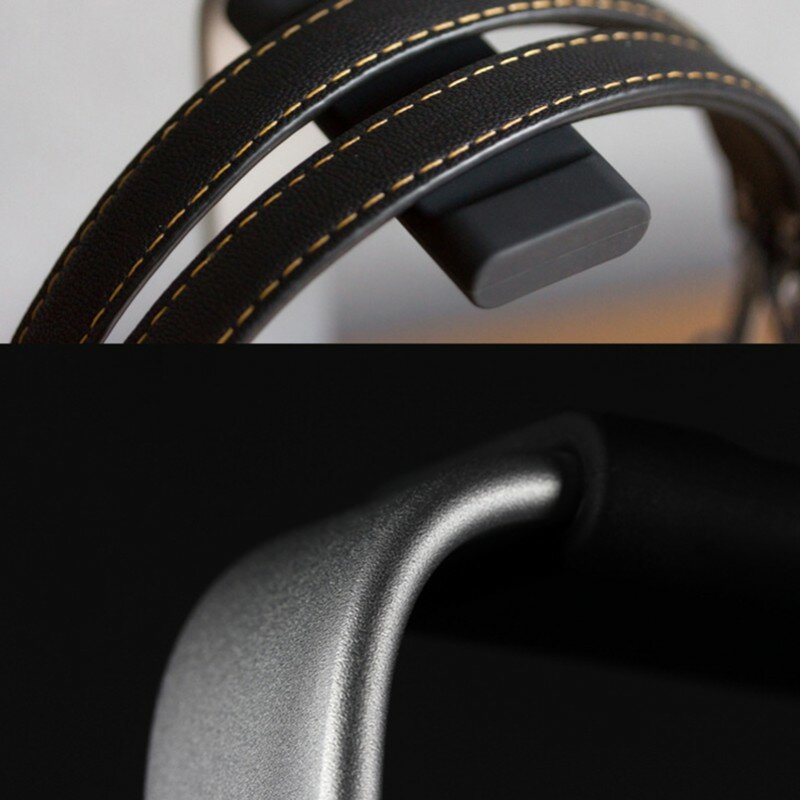 Gantungan Rak Display Meja Tempat Earphone Headset Terpasang Di Kepala Headphone Aluminium untuk Semua Ukuran Headphone