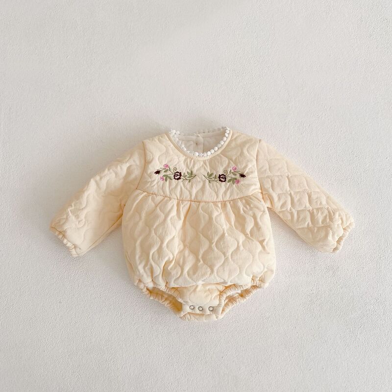 Robe de princesse brodée pour bébé fille, vêtements chauds, épais, à la mode, nouvelle collection hiver 2021