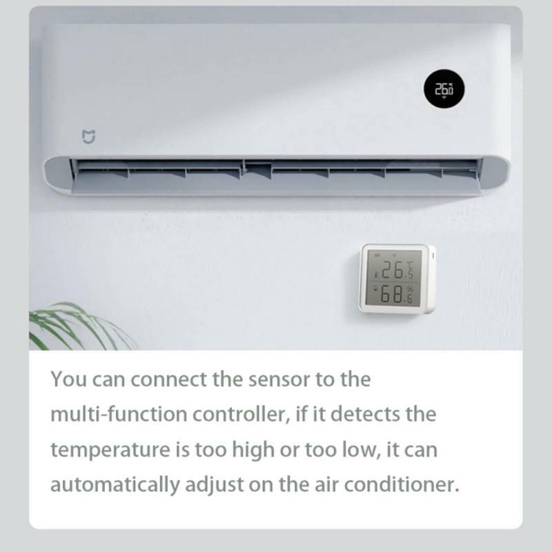 Tuya – capteur WIFI Smart Life de température et d'humidité, hygromètre d'intérieur, thermomètre avec écran LCD pour Alexa et Google Assistant