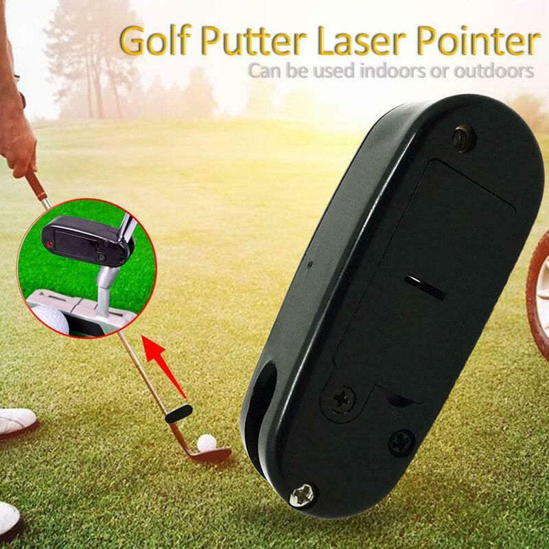 Alat Ukur Jarak Penunjuk Putter Golf Mini Bantuan Latihan Menempatkan Garis Tujuan Latihan Golf Mini