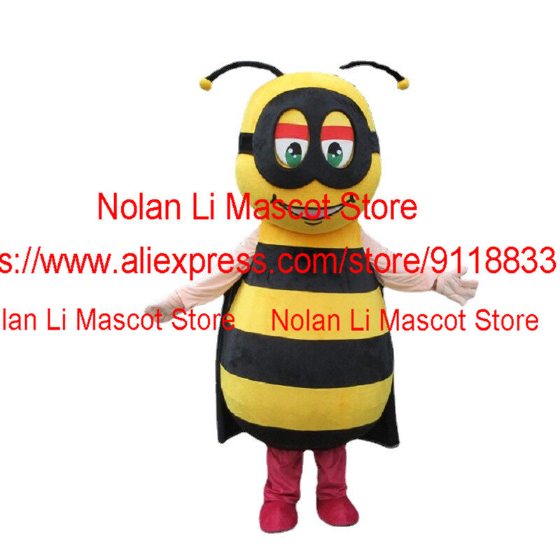 Hete Verkoop 18 Stijl Bee Mascotte Kostuum Cartoon Spel Rollenspel Verkleedkleding Advertentie Carnaval Leuk Verjaardagsfeestje Cadeau 1194