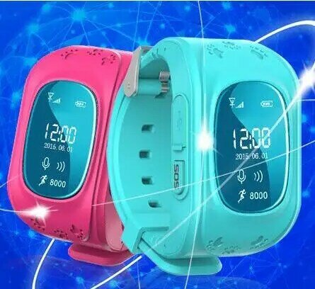 ساعة ذكية مع محدد موقع GPS للأطفال ، ساعة عصرية مقاومة للخسارة ، SOS ، للأولاد والبنات ، لنظامي iOS و Android H8203