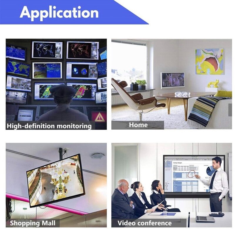 Профессиональный разъем BNC HDMI-совместим с аналоговым преобразователем сигнала AHD TVI SDI HD для коаксиальной камеры 1080P для системы видеонаблюд...