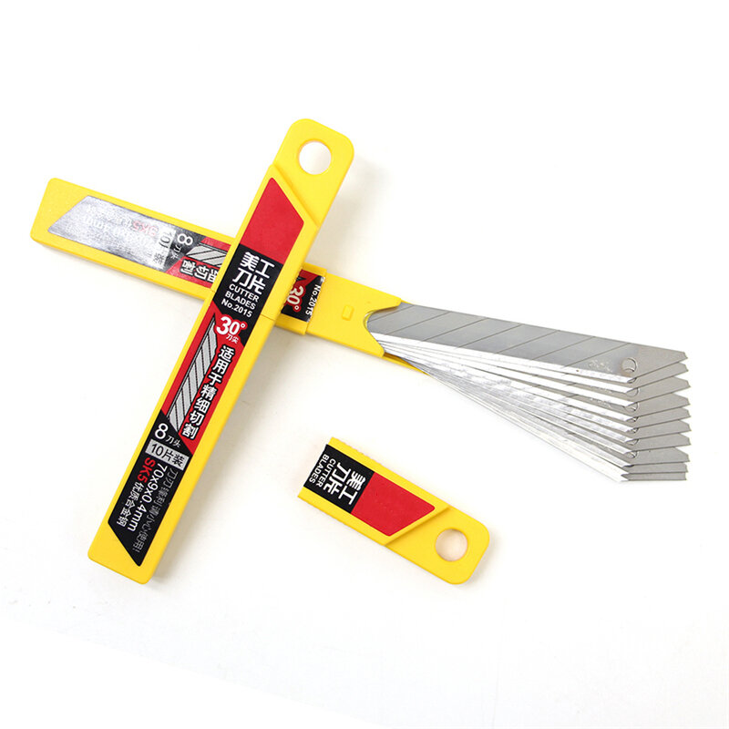 Lâmina de arte 30 graus lâmina trimmer escultura lâmina utilitário faca geral 10 pcs/box deli2015