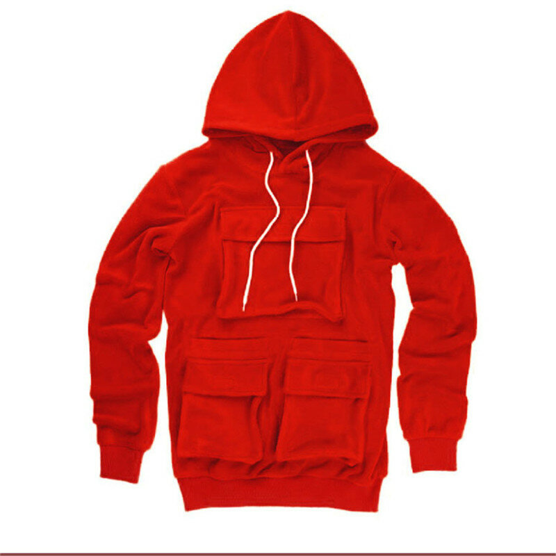 New warm fleece Men Tracksuit 2 Piece hoodies and baggy Pants Mens Sweat Suits Set US Size Jogger Sets for Men Clothing