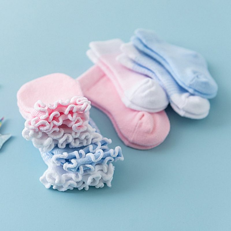4คู่เด็กเด็กทารกแรกเกิดถุงเท้าถุงมือAnti-Scratch Breathable Elasticityป้องกันใบหน้าMittensของขวัญ