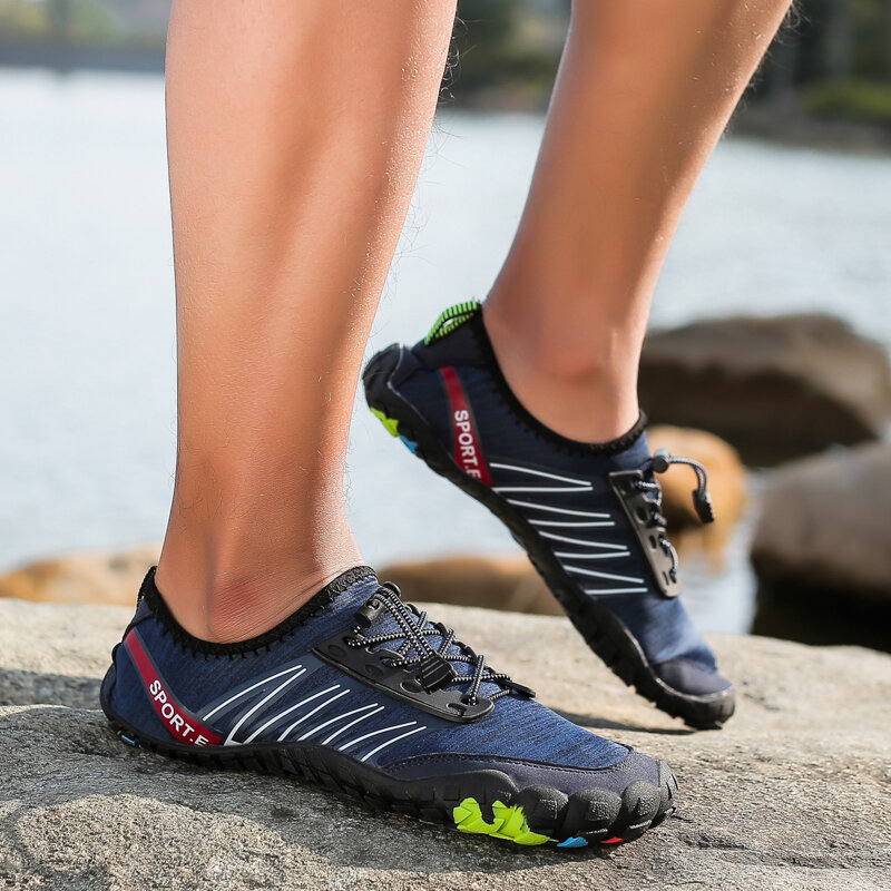 Sepatu Air Aqua Sneakers Pantai Tanpa Alas Kaki Musim Panas Sepatu Hulu Wanita Sneakers Pria Sepatu Olahraga Luar Ruangan Memancing Hiking