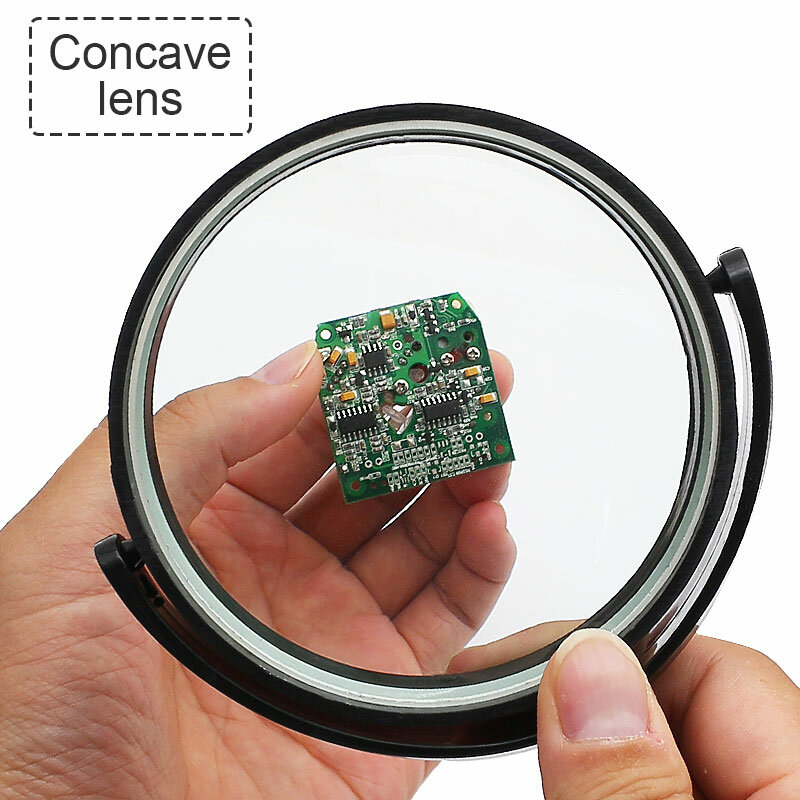 Optical Lens Set Concave Lens Convex Lens Concave Mirror Convex Mirror Triangular Prism Physic Experimental Equipment Instrument