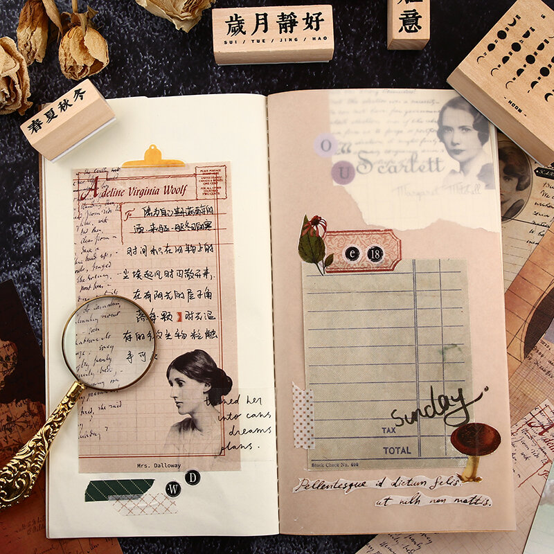 Writer's manuscript Memo Pad N Times Sticky Notes Memo Notepad Vintage planner stickers Bookmark  Stationery